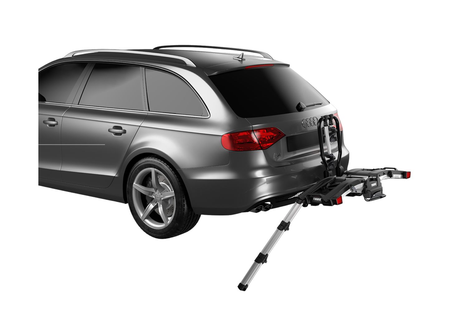 Thule EasyFold XT Hitch Bike Rack - 2-Bike 1-1/4" 2" Receiver Black