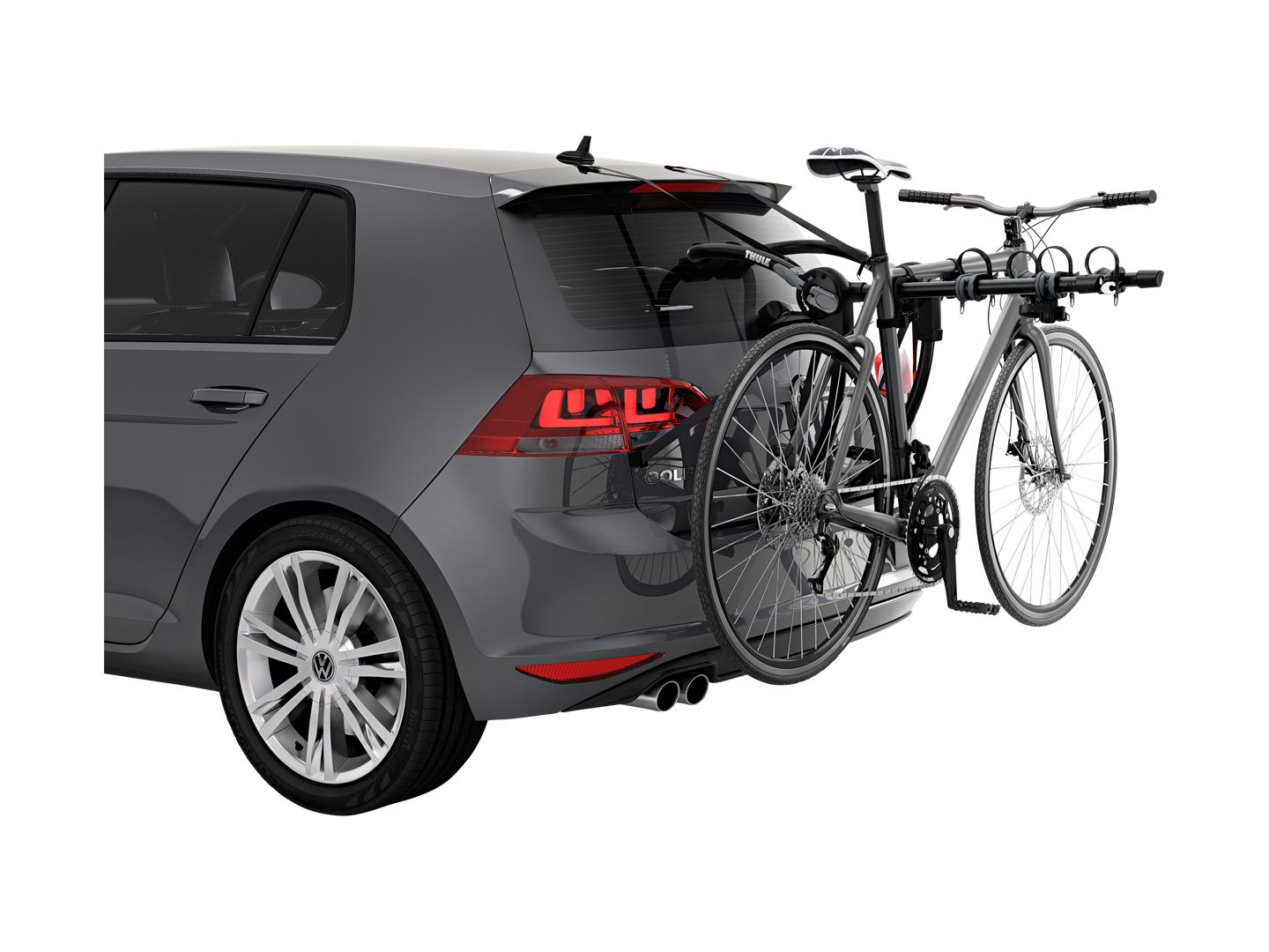 Thule Gateway Pro 3 Trunk Rack: 3-Bike