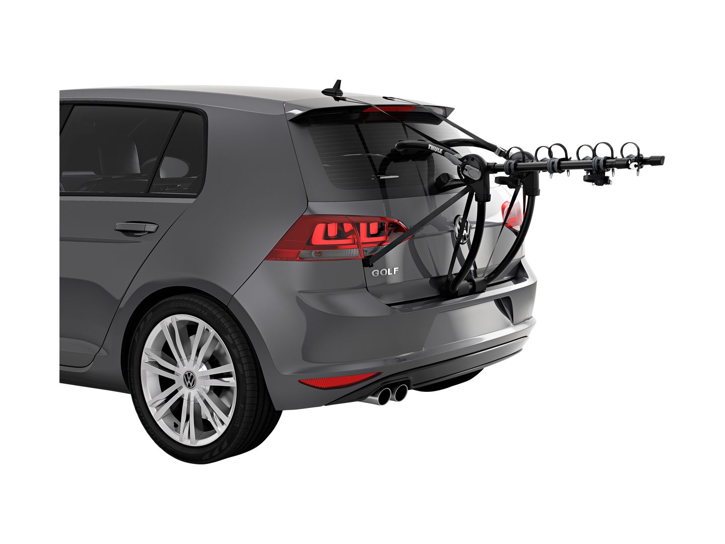 Thule Gateway Pro 3 Trunk Rack: 3-Bike