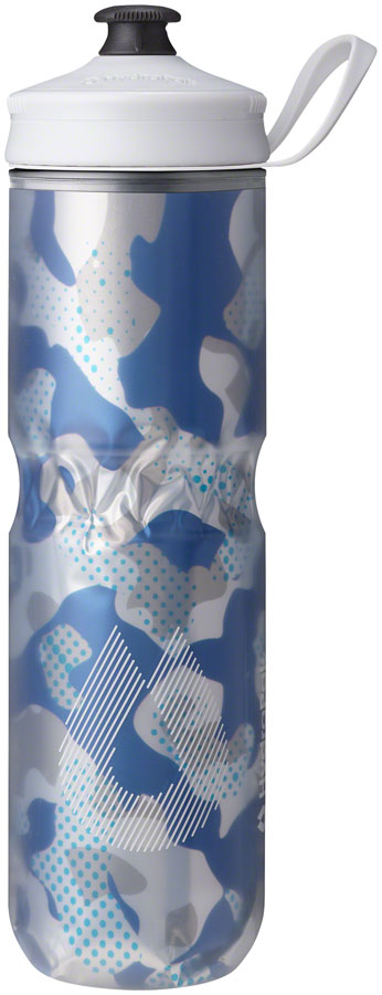 Hydrapak Polar Sport Contender Insulated Water Bottle - 24oz Blue