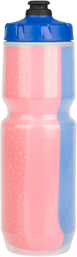 Salsa Team Polytone Purist Insulated Water Bottle - Dark Blue Blue w/ Stripes 23oz