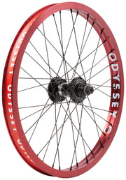 Odyssey Hazard Lite Freecoaster Rear Wheel - 20" 14 x 110mm Rim Brake RHD Freecoaster Anodized Red Clincher