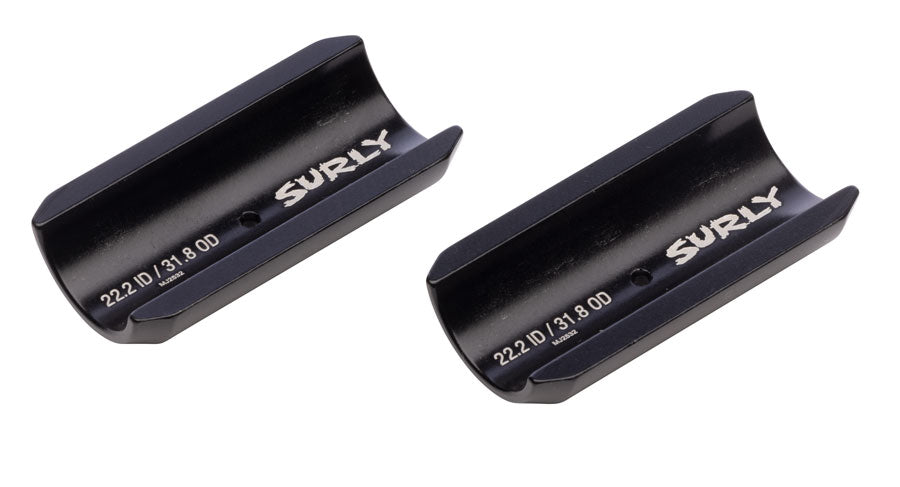 Surly Handlebar Clamp Shim - 25.4mm to 31.8mm Shim Black