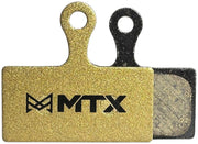 MTX Gold Label HD Disc Brake Pads - Ceramic/Kevlar Compound Shimano XT / XTR / SLX 2-Piston Single Set