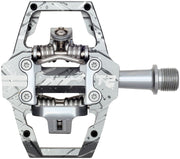 HT Components T2 Pedals - Dual Sided Clipless Platform Aluminum 9/16" Grey Camo