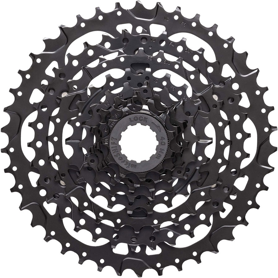 microSHIFT H07 Cassette - 7-Speed 12-40t Standard HG ED Black Finish