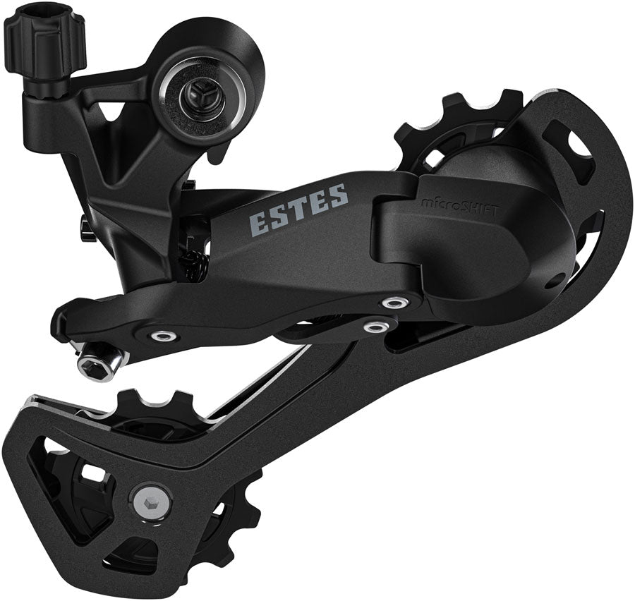 microSHIFT Estes Rear Derailleur - 7/8/9-Speed Long Cage 28-32t Max Cog 11-14t Min Cog 43t Capacity BLK