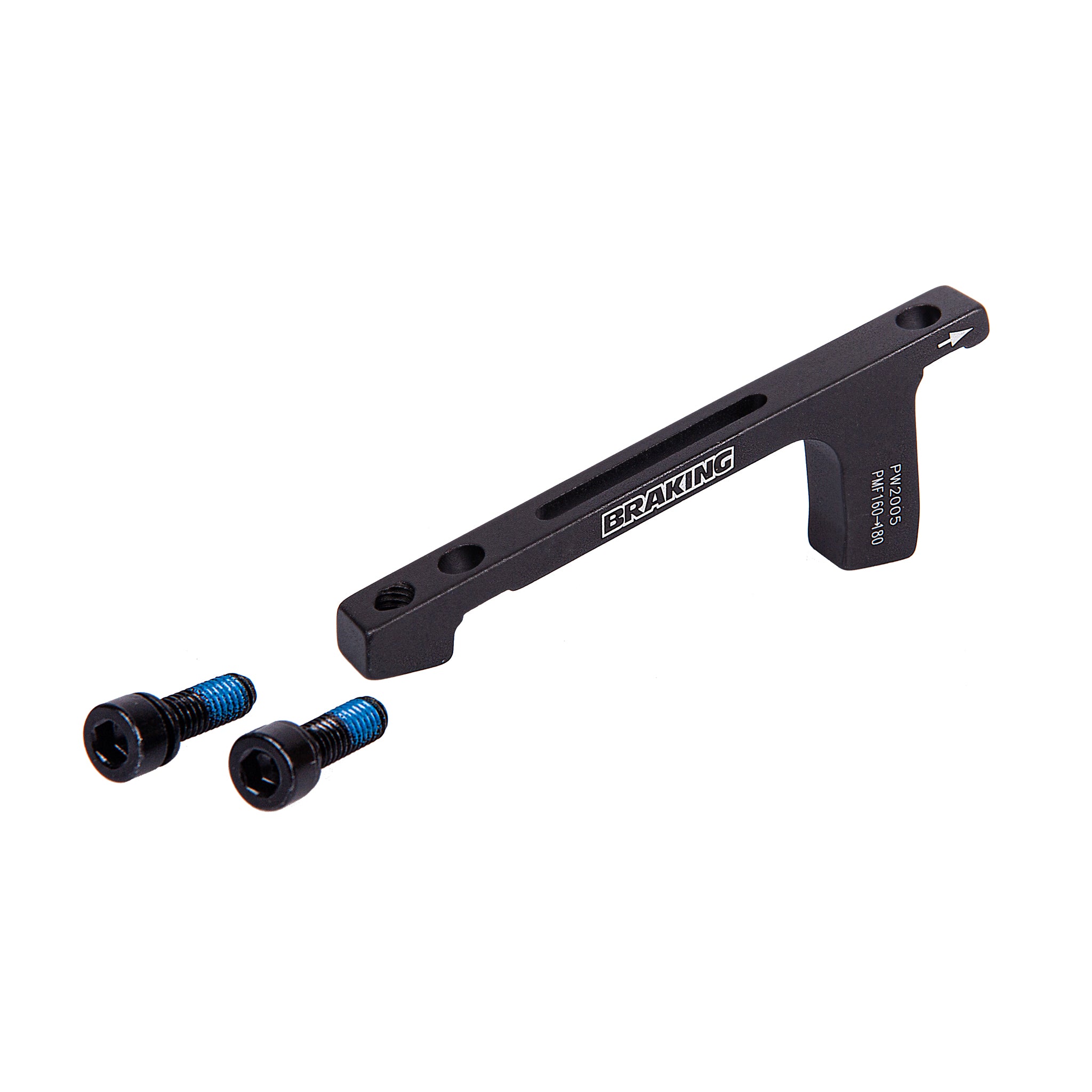 Braking Italy (Sunstar) Post Mount Caliper Adapter (74mm) 160 to 180mm - Blac