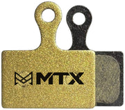 MTX Gold Label HD Disc Brake Pads - Ceramic/Kevlar Compound Shimano Road XTR 9100 / GRX / Dura-Ace Road 2-Piston Single Set