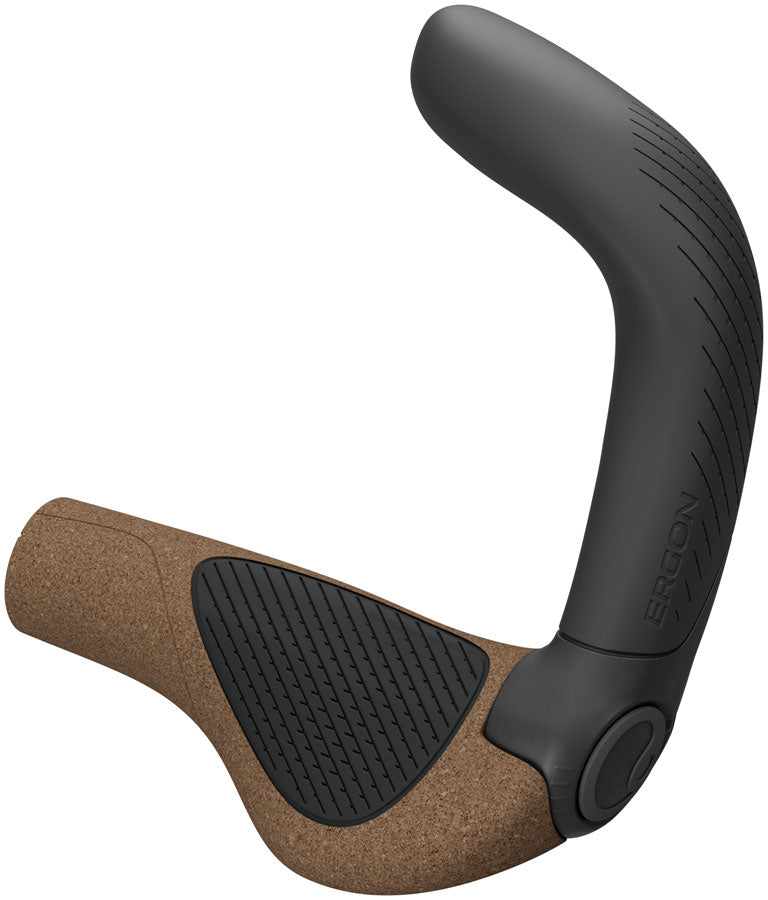 Ergon GP5 Evo BioKork Grips - Lock-On Large Black/Tan