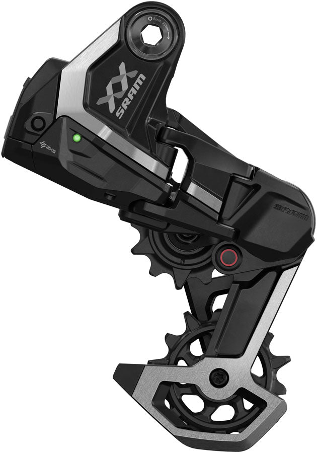 SRAM XX Downhill T-Type AXS Rear Derailleur - 7-Speed 24t Max Battery Not Included UDH Hangerless Aluminum Cage BLK/Silver