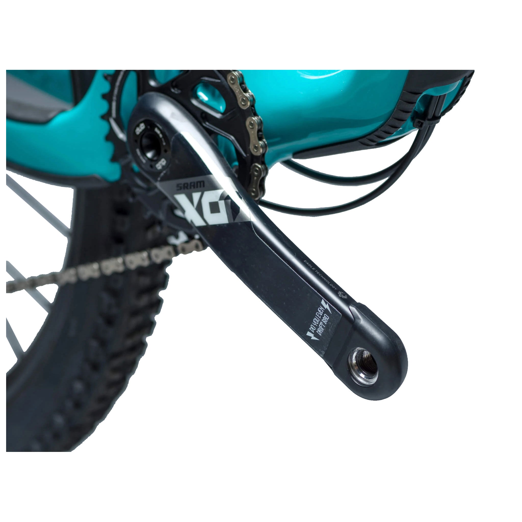 DYEDBRO Crank Guard Clear 170mm