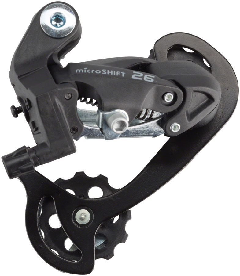 microSHIFT M26 Rear Derailleur - 7/8 Speed Short Cage Black