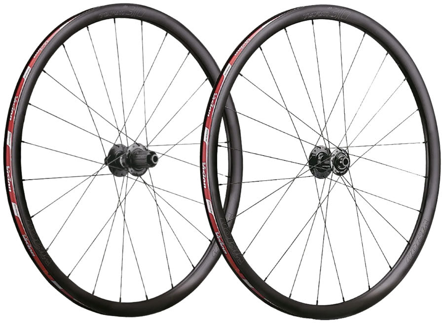Vision Team i23 Aero Gravel Wheelset 700c 24H Front/Rear Tubeless Ready Centerlock Disc TA12 HG11