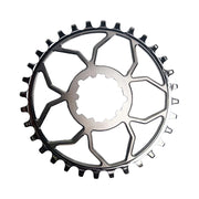 5Dev Titanium 3-Bolt Chainring 3mm Offset 32T Raw/Silver
