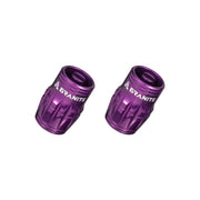 Granite-Design Juicy Nipples Schrader Purple Pair