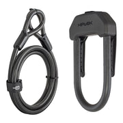Hiplok DX Plus U-Lock and Cable Lock Black