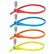 Hiplok Z Lok 4 Count Zip Key Lock Multi-Color