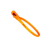Hiplok Z Lok Single Zip Combo V2 Lock w/ Bracket Orange