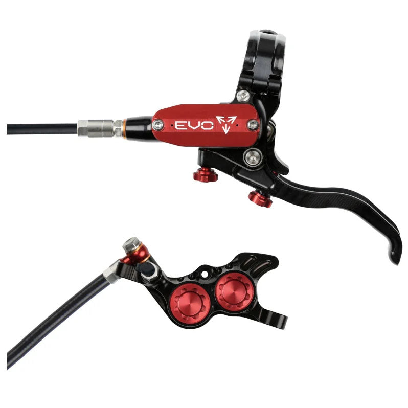 Hope Tech 4 Evo GR4 Disc Brake Left/Front 74mm Blk/Red