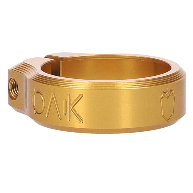 OAK Components Orbit Seatpost Clamp 38.5mm Gold