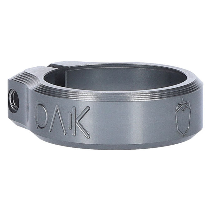 OAK Components Orbit Seatpost Clamp 38.5mm Lunar Gray