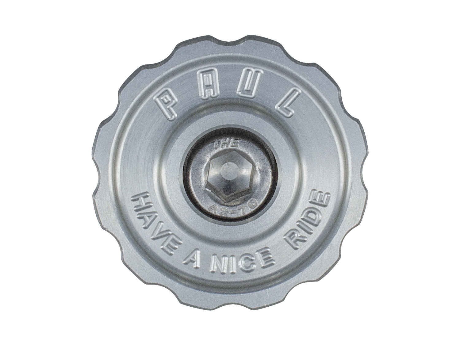 Paul Component Engineering Klamper Headset Top Cap - Aluminum w/Stainless-Steel Bolt Silver