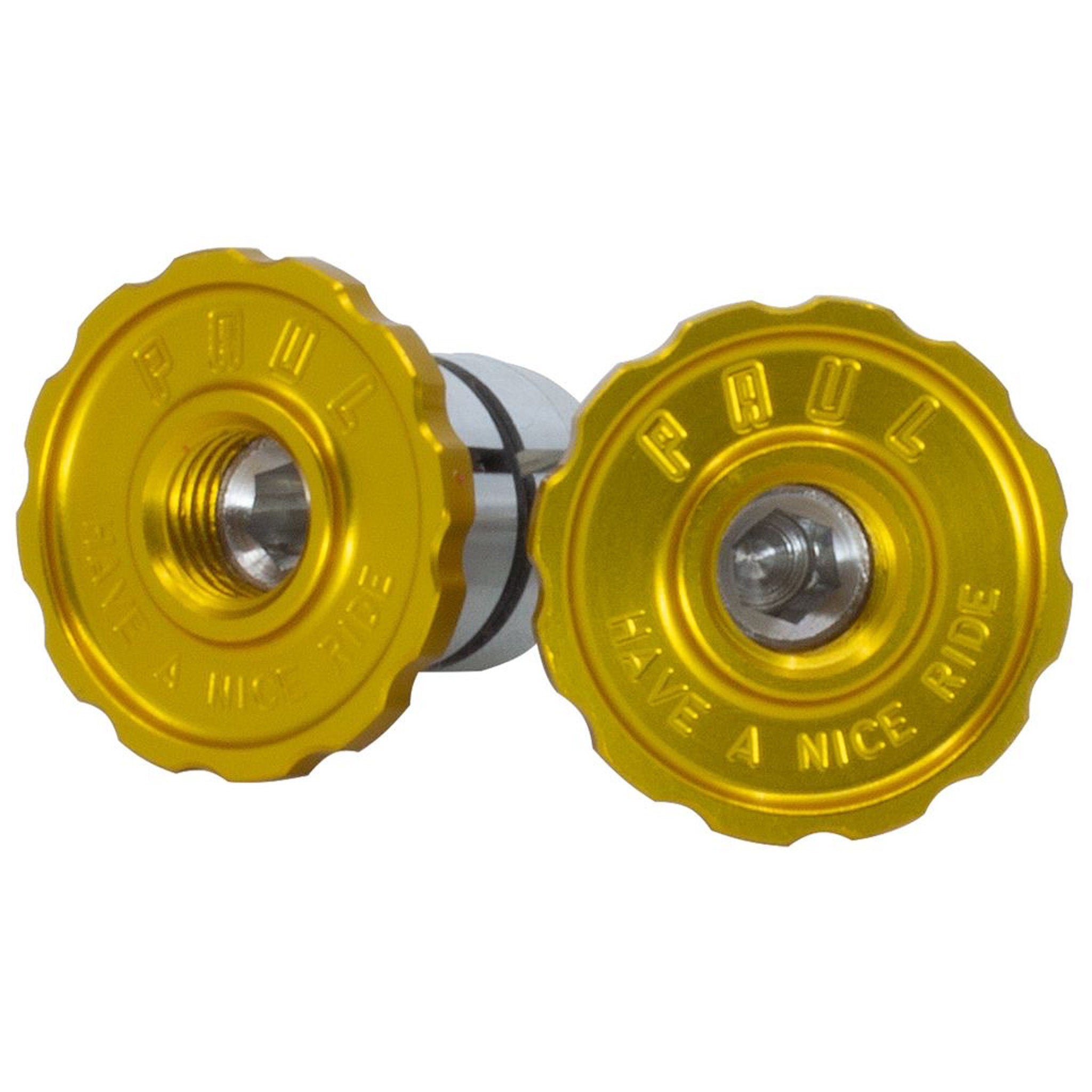 Paul Components Aluminum Bar End Plug Gold