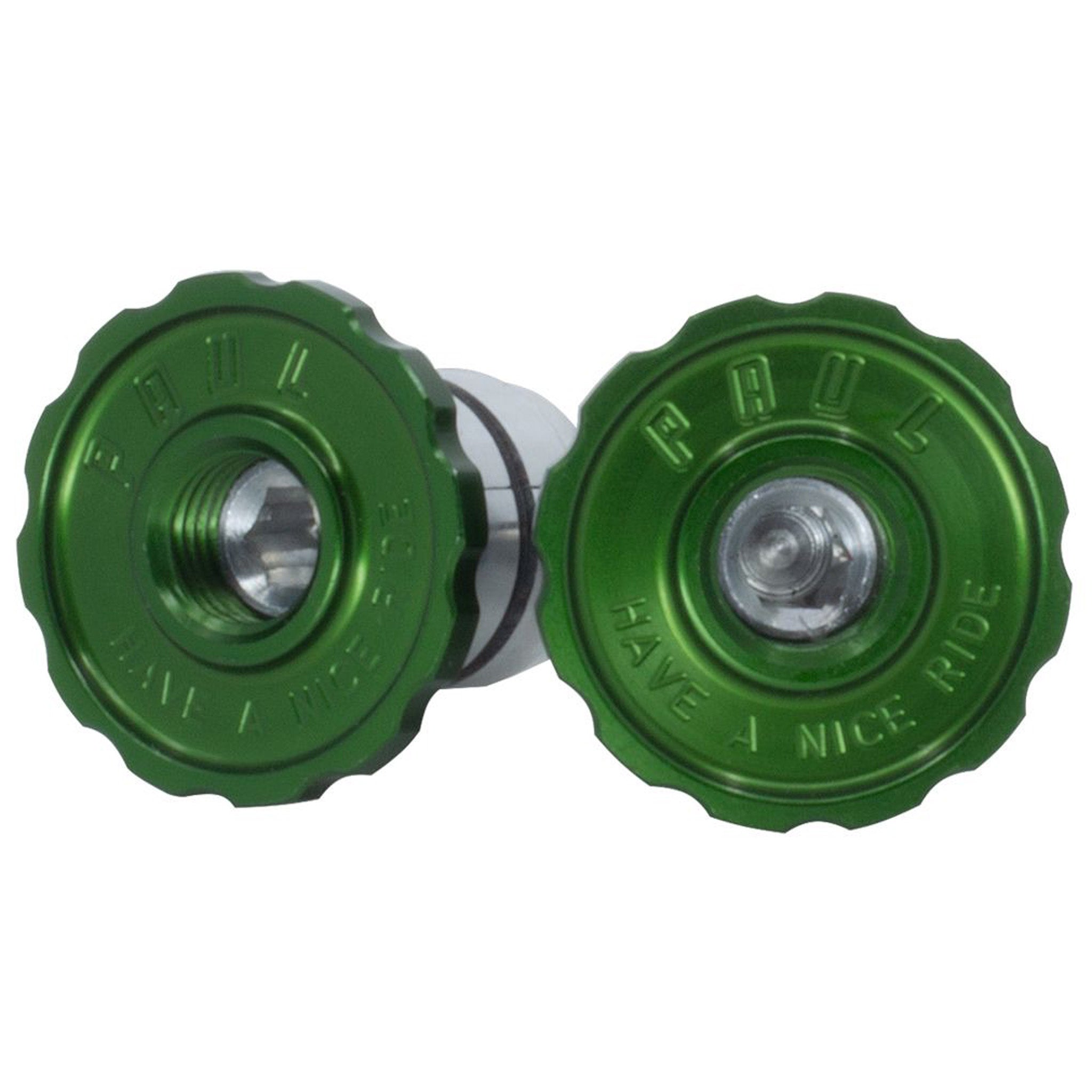 Paul Components Aluminum Bar End Plug Green