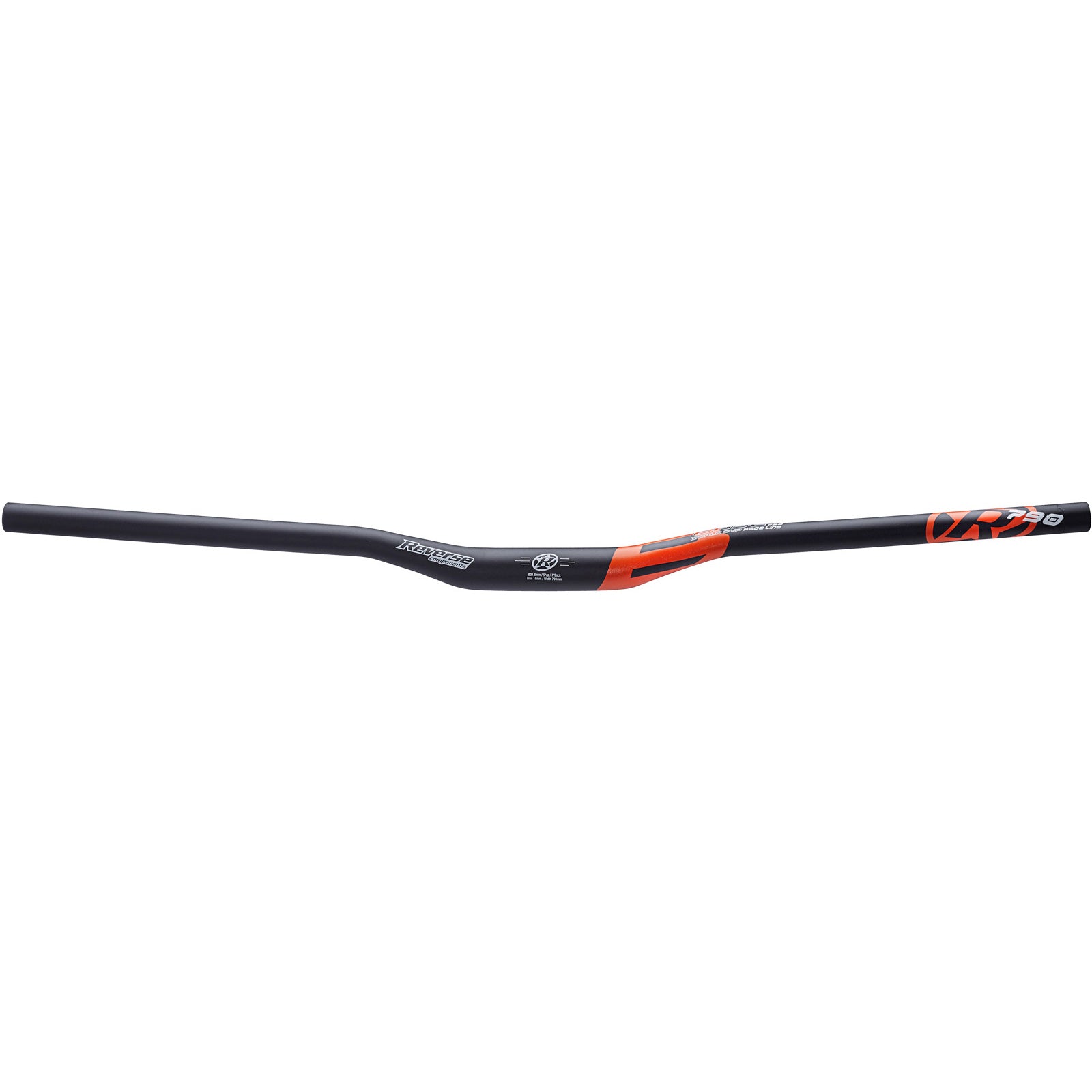 Reverse Base Riser Bar (31.8) 18mm/790mm Black/Fox Orng  