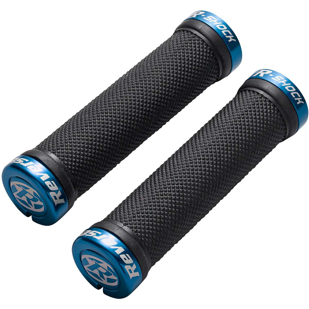 Reverse R-Shock Lock-On Grips 31mm - Black/Blue  