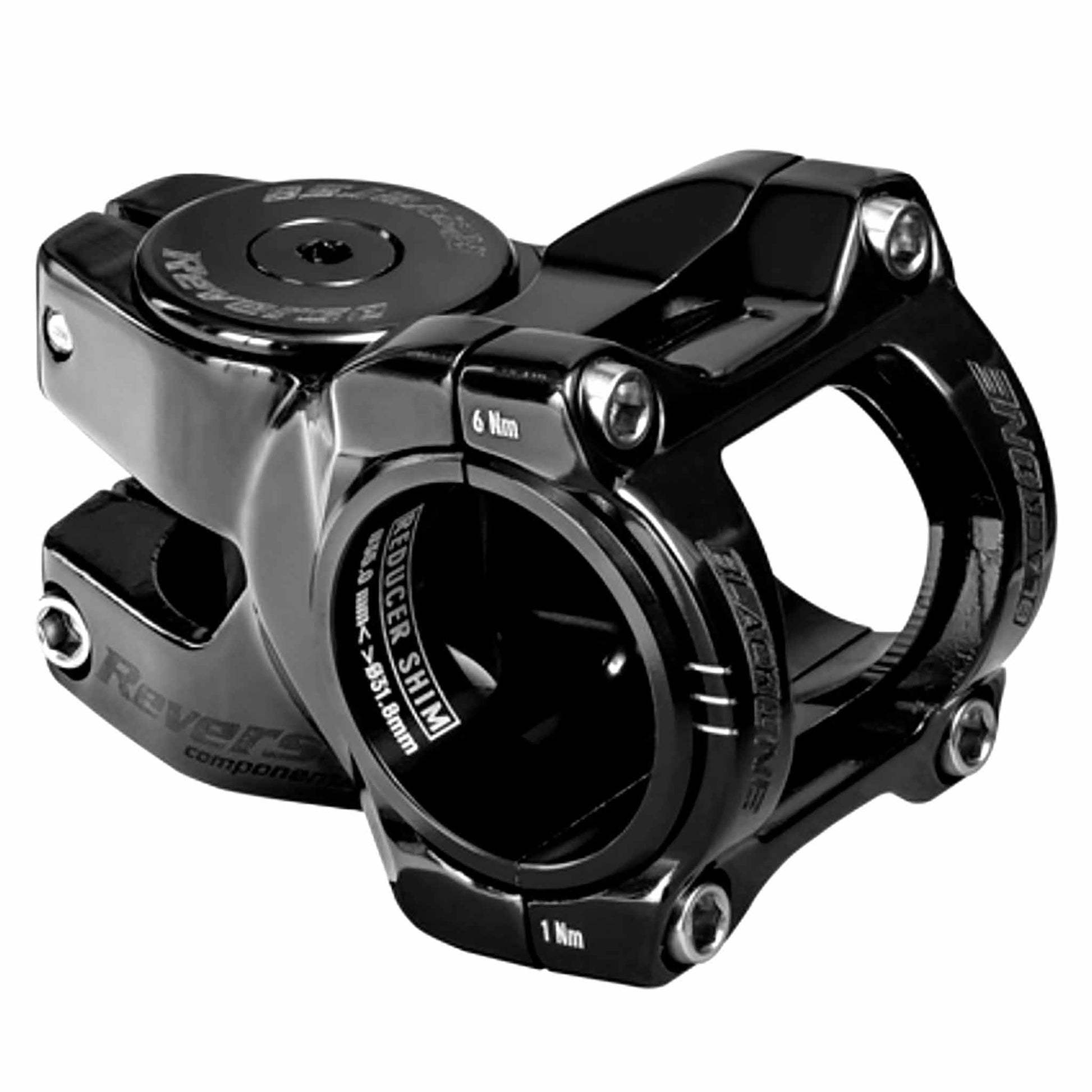 Reverse Black One D-2 Ti Stem (31.8/35.0) 35mm Blk/Blk  