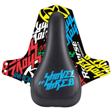 Reverse Nico Vink Shovel and Shred Saddle Blk/Light Blue  