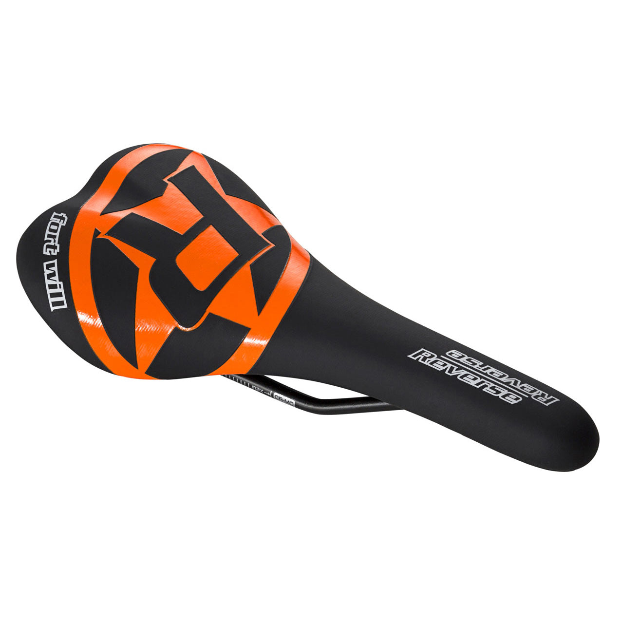 Reverse Fort Will Style Saddle Black/Orange  