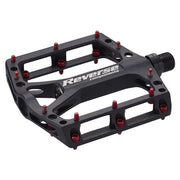 Reverse Black One Pedals Black/Red  