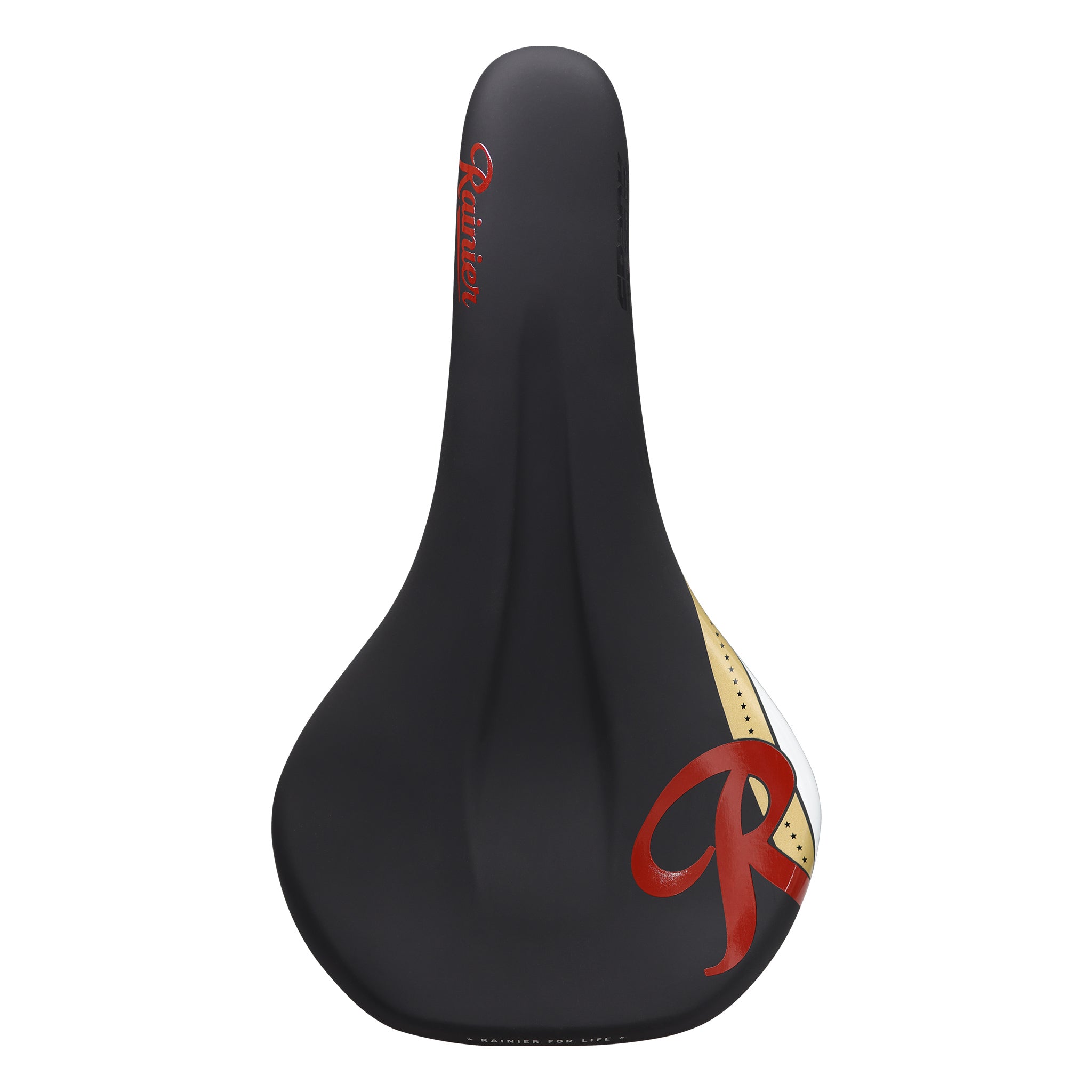 Spank Oozy 220 Saddle Rainier Beer LTD Black