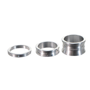Thomson Aluminum Headset Spacer Pack 1-1/8" Silver 3/Count
