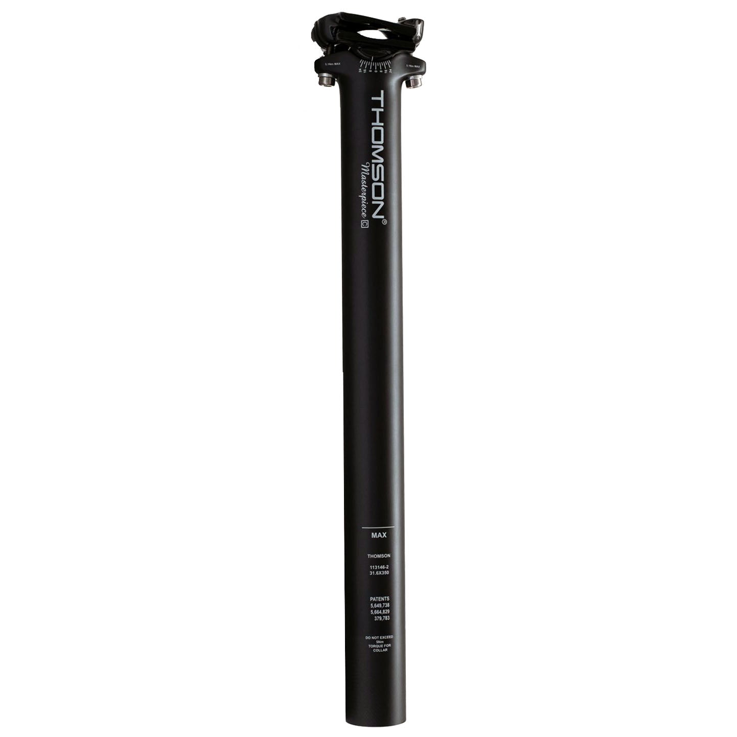 Thomson Carbon Masterpiece Seatpost 31.6 x 350mm Black