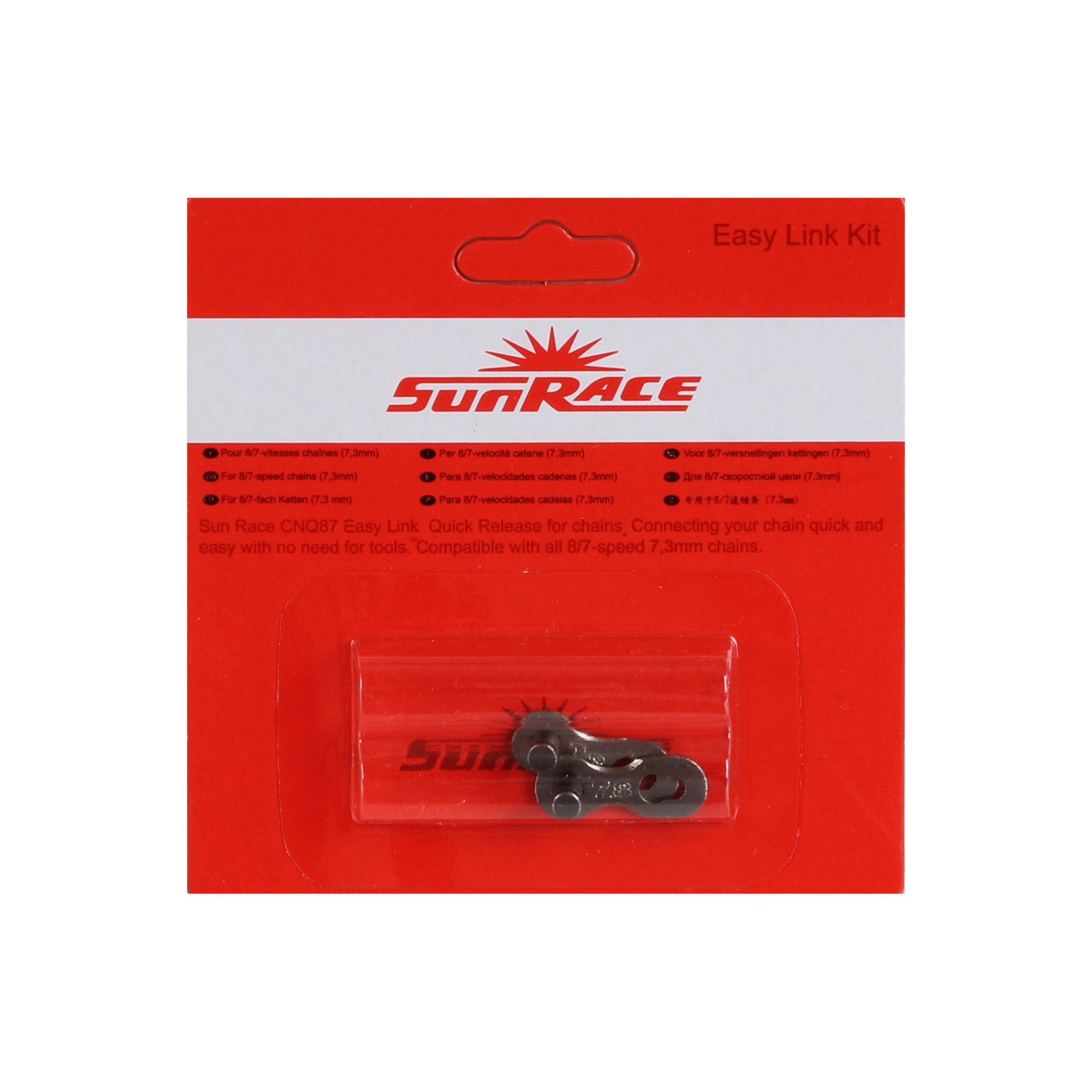 Sunrace CNQ87 Quick Link for 7 & 8sp Chains (1 Set) 