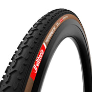 Vittoria Terreno T80 Coarse Loose Tire - 700 x 40 Tubeless Folding BLK/Brown Gravel Endurance Graphene G2.0
