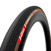 Vittoria Terreno T10 Hardpack Tire - 700 x 40 Tubeless Folding BLK/Brown Gravel Endurance Graphene G2.0