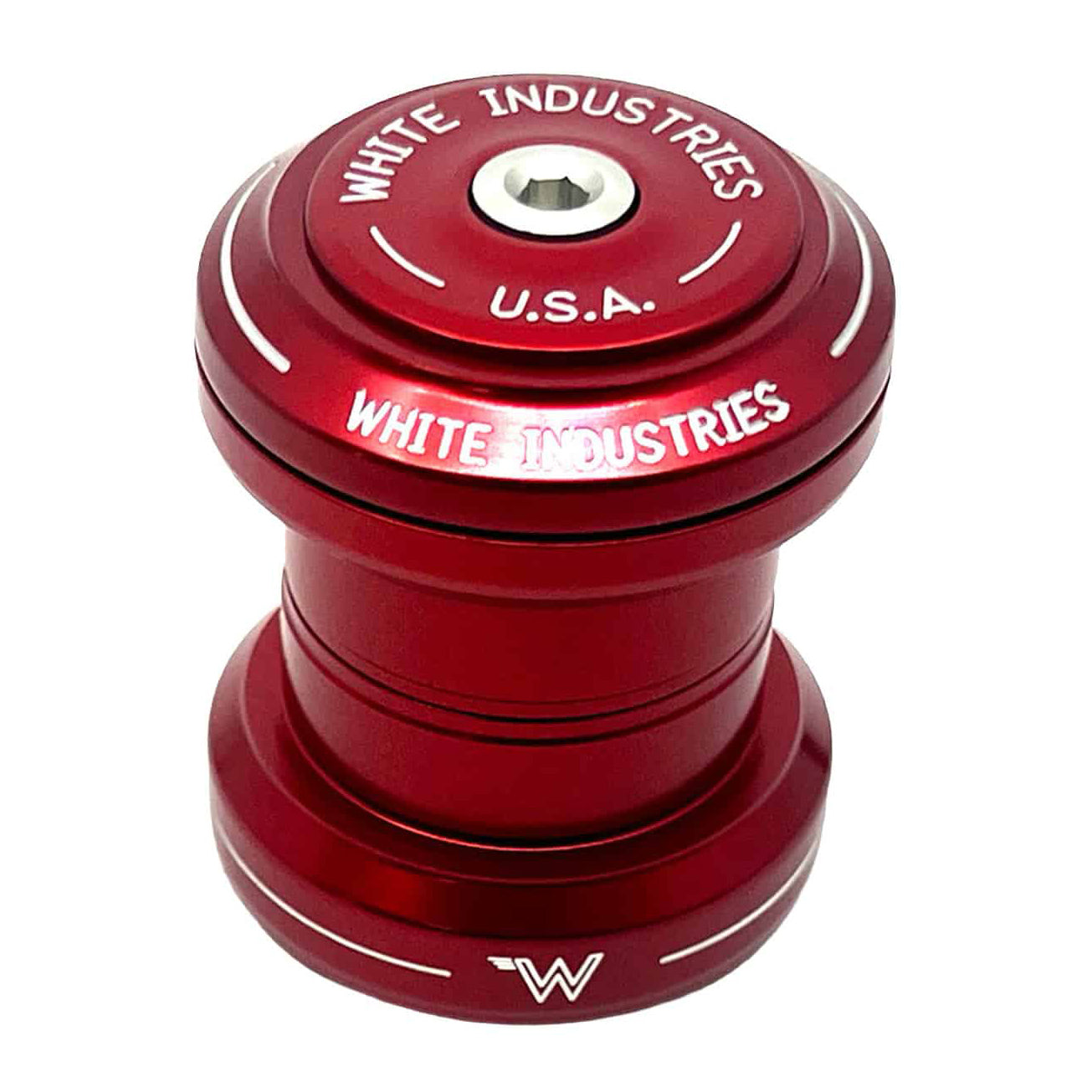 White Industries Headset EC34/28.6|EC34/30 Red