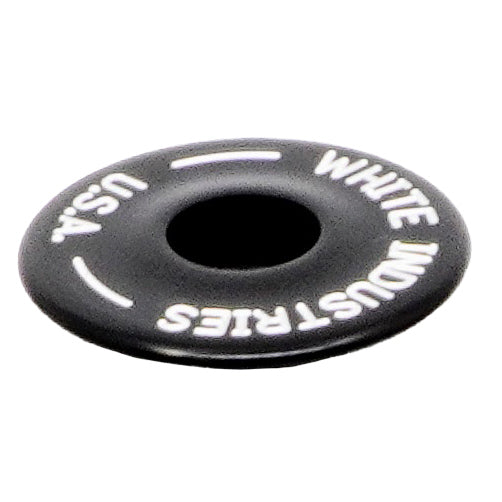 White Industries Headset Top Cap 6061-T6 Aluminum Black