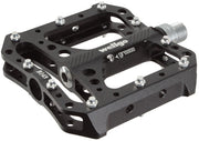 Wellgo B143 Platform Pedals 9/16" - Black 