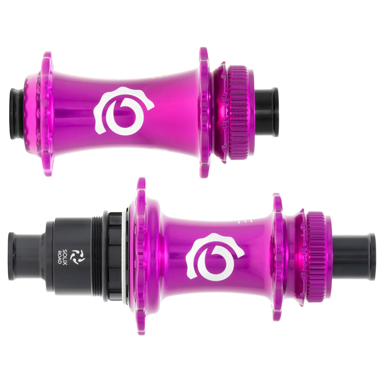 Industry Nine Solix CL Disc Hubs 12x100/142 TA 28h XDR Purple