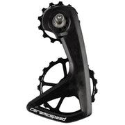 CeramicSpeed OSPW RS Pulley Wheel System Shimano 105 7150 - Aluminum Pulley 5 Spoke Carbon Cage BLK