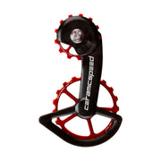 CeramicSpeed OSPW Pulley Wheel System Shimano 9100/9150 8000 SS/8050 SS - Alloy Pulley Carbon Cage Red