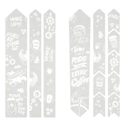 All Mountain Style Gravel/Road Frame Guard Coffee White