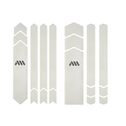 All Mountain Style E-Bike Honeycomb Frame Guard Clear/Silver