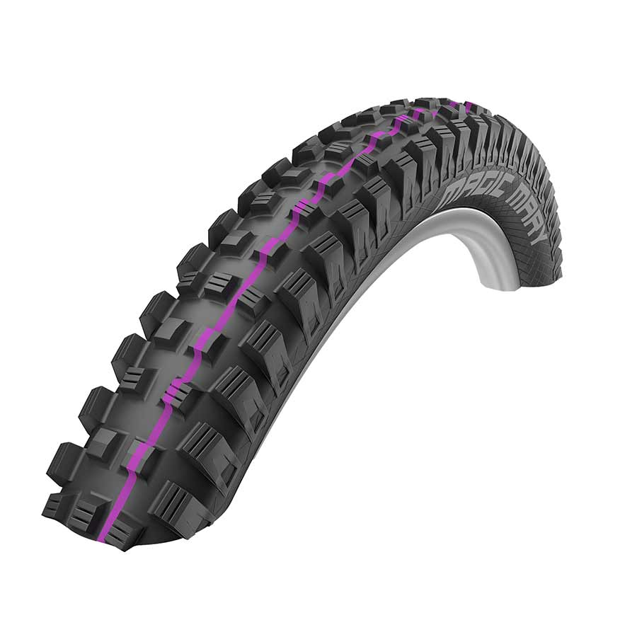 Schwalbe Magic Mary Addix Tire 27.5x2.60 Folding Tubeless Ready Addix Ultrasoft Super Downhill TL Easy Black